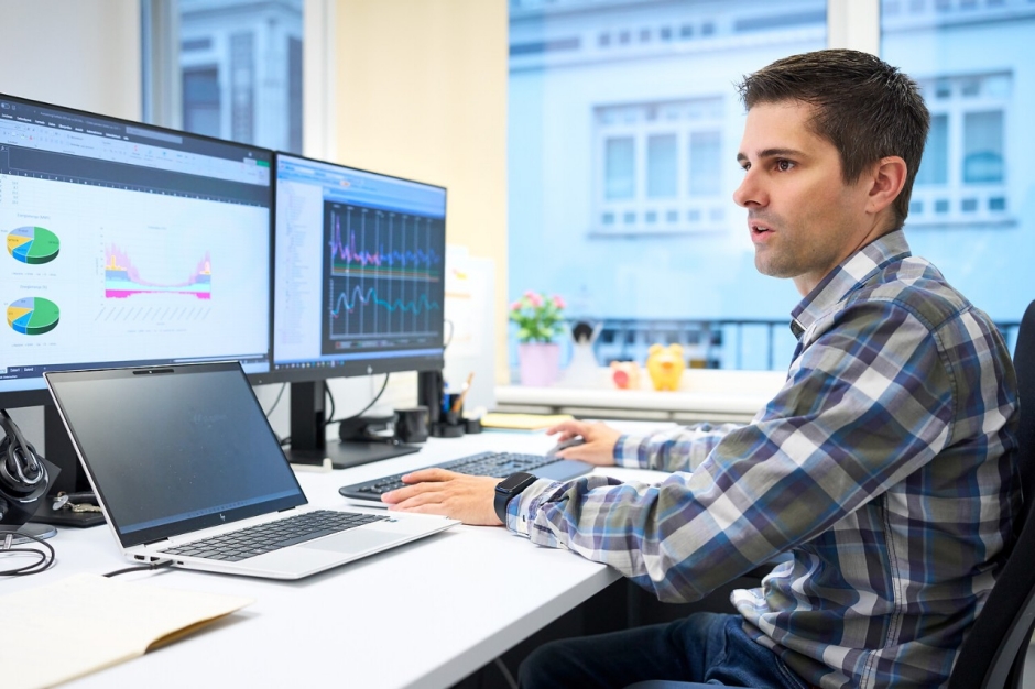 Silvan Müller ist Fachmitarbeiter Lastmanagement bei den St.Galler Stadtwerken.